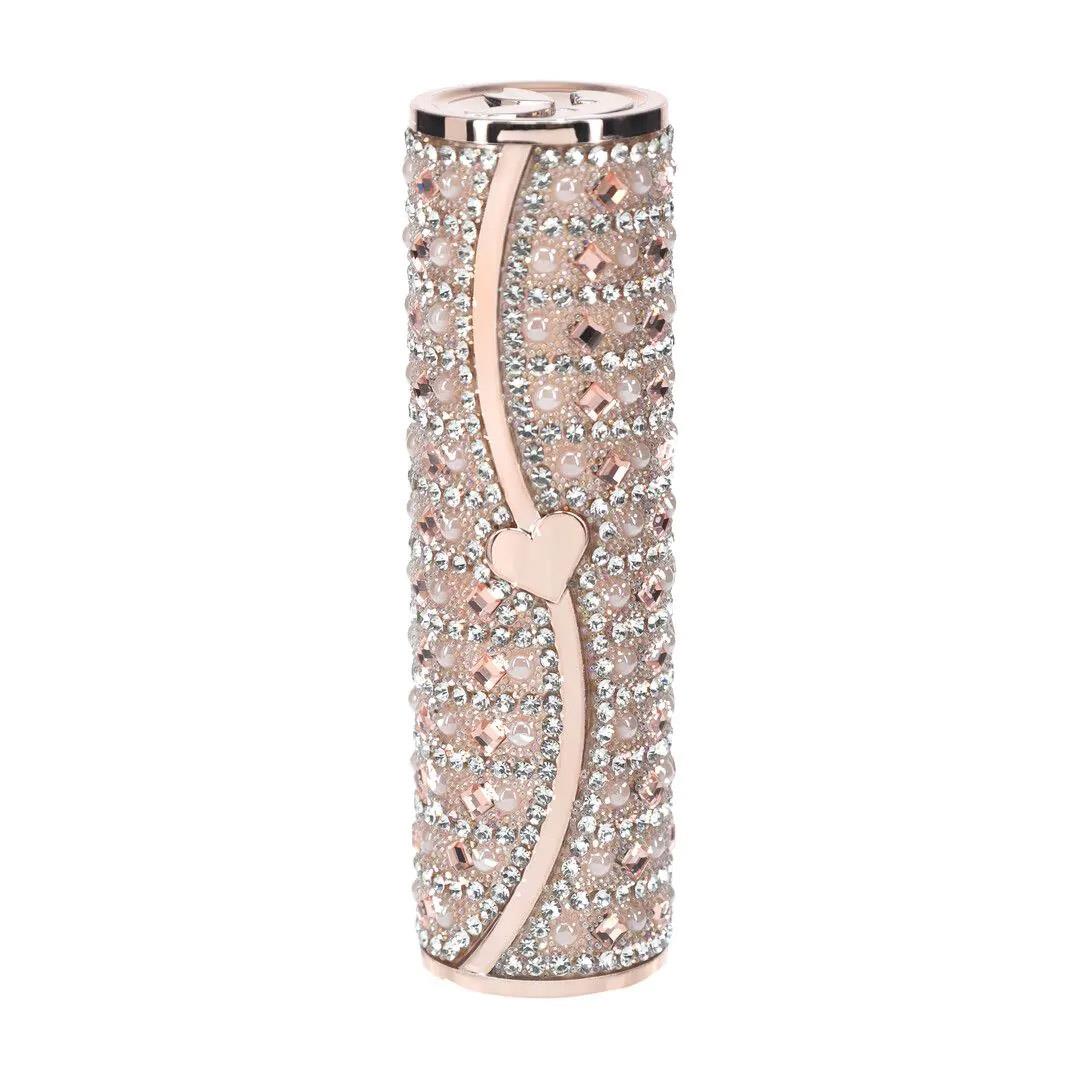 Mini wibrator Tiffany – szminka z 4 końcówkami, różowy — zdjęcie 5