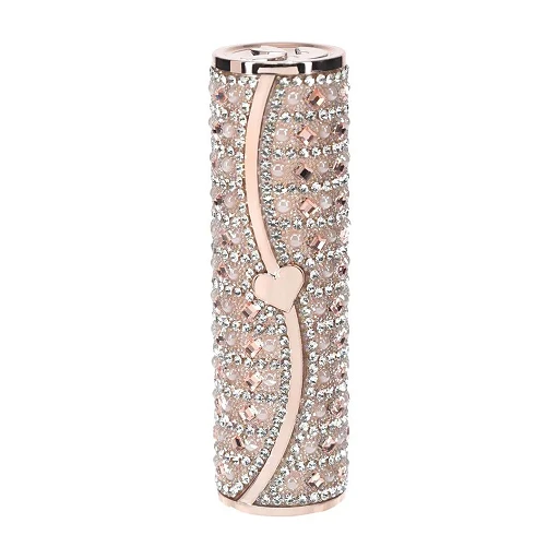 Mini wibrator Tiffany – szminka z 4 końcówkami, różowy — zdjęcie 5