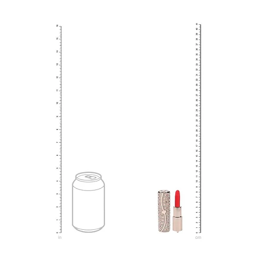 Mini wibrator Tiffany – szminka z 4 końcówkami, różowy — zdjęcie 8