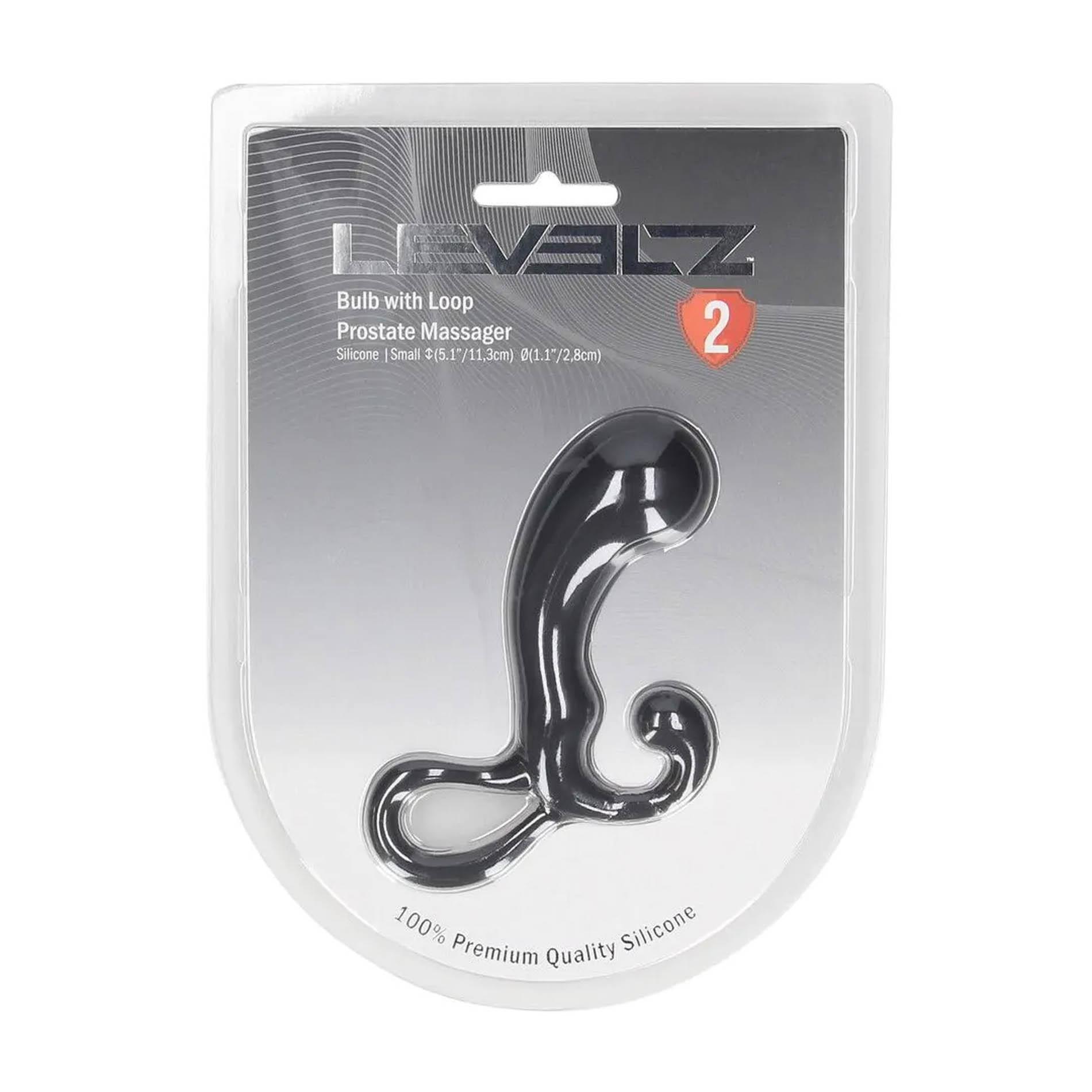 Masażer prostaty Bulb With Loop S – silikonowy, z pętlą, 11,3 cm — zdjęcie 4
