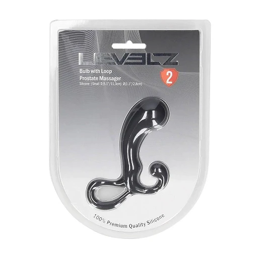 Masażer prostaty Bulb With Loop S – silikonowy, z pętlą, 11,3 cm — zdjęcie 4