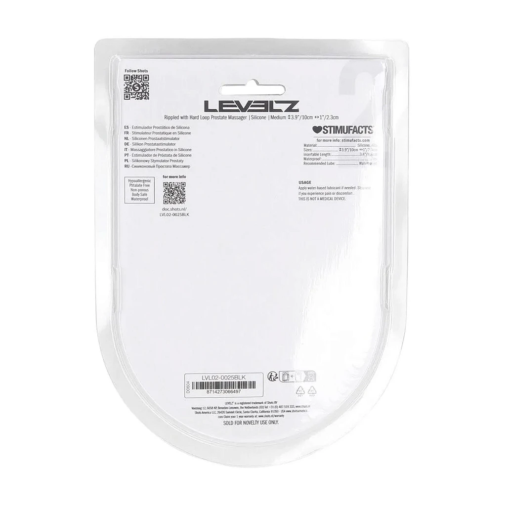 Masażer prostaty Level 2 - silikonowy, czarny — zdjęcie 8