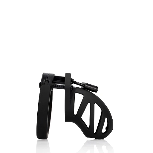 Klatka na penisa Model 23 – 6,5 cm, czarna — zdjęcie 7