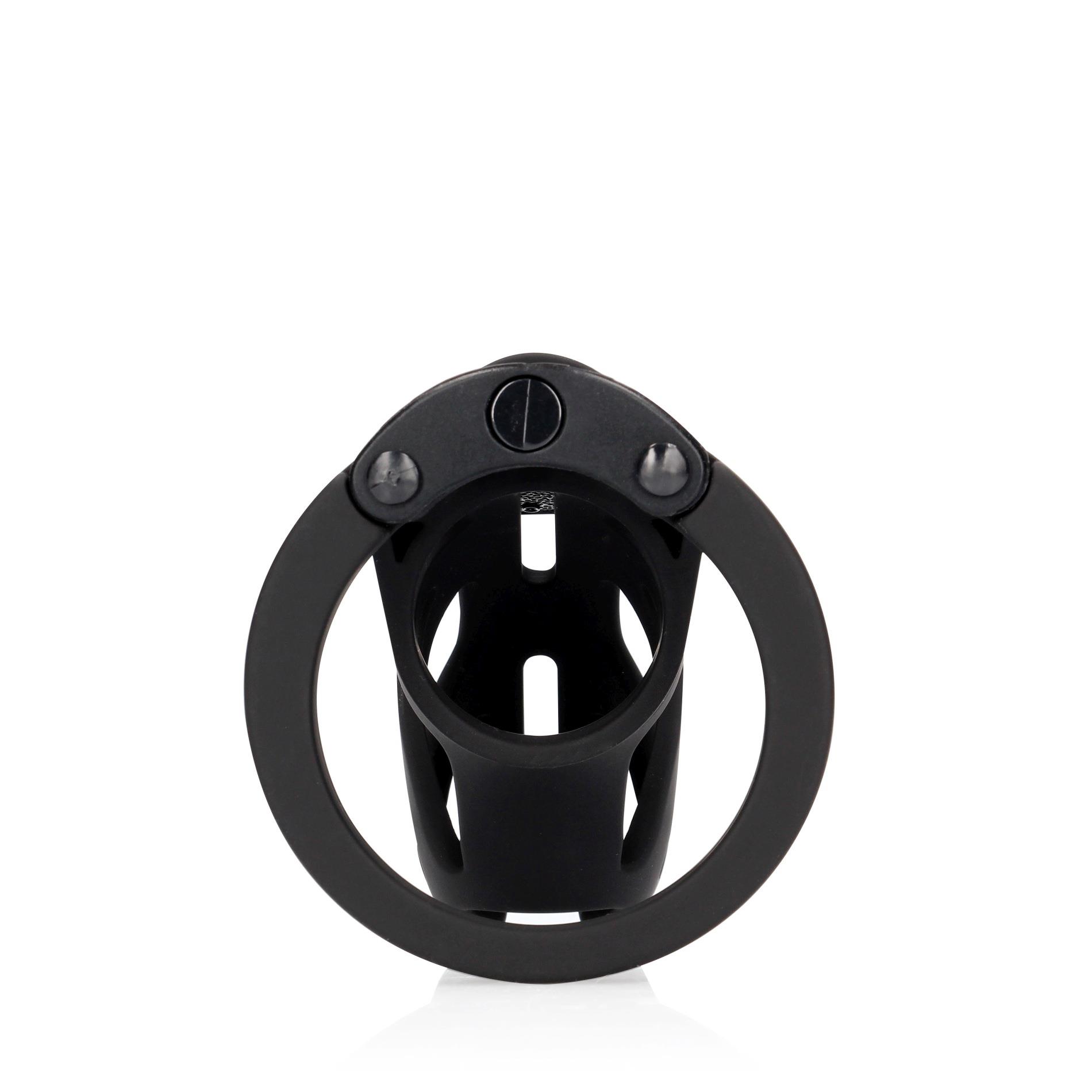 Klatka na penisa Model 24 – 9 cm, czarna — zdjęcie 2