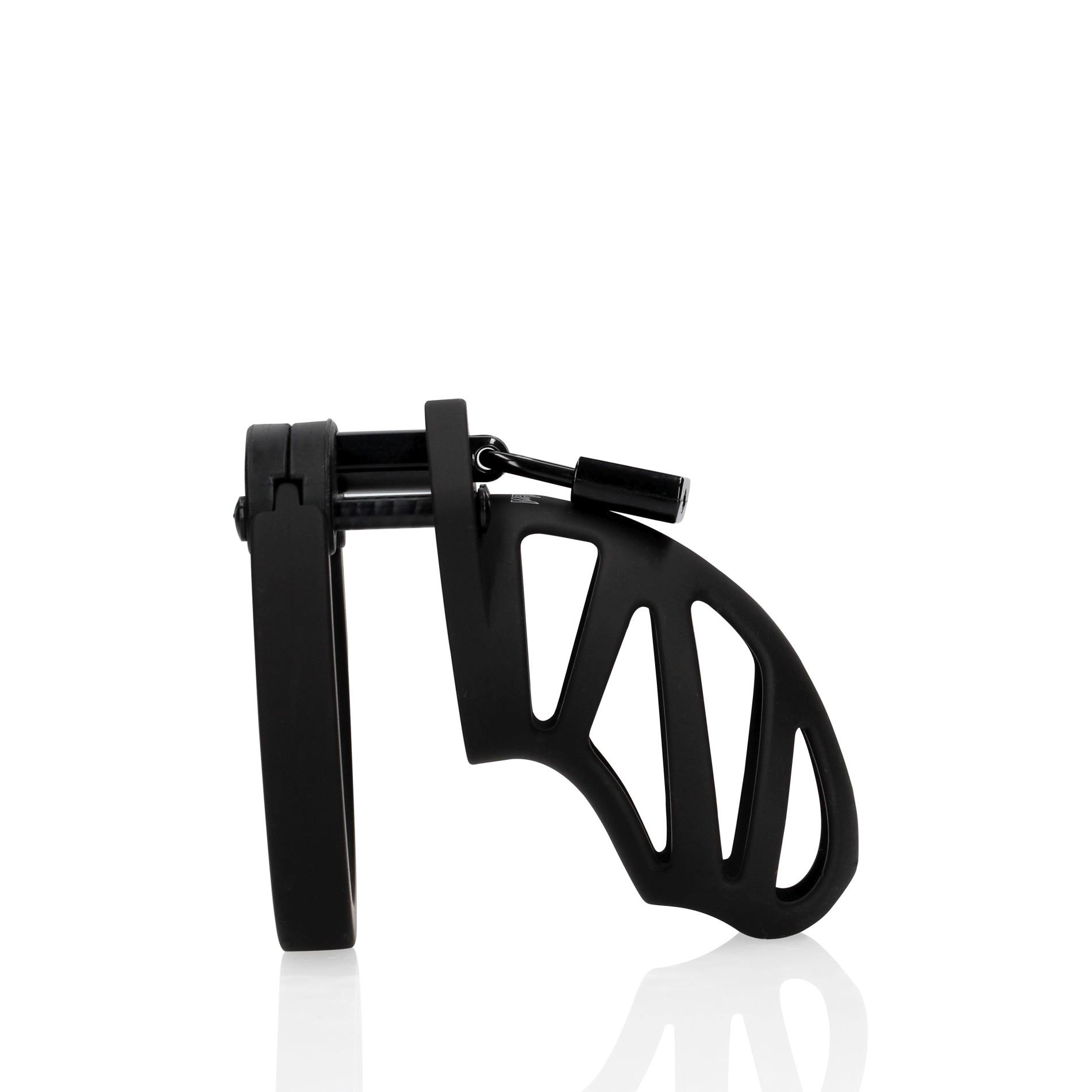 Klatka na penisa Model 24 – 9 cm, czarna — zdjęcie 6