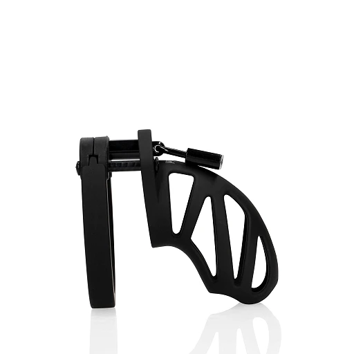 Klatka na penisa Model 24 – 9 cm, czarna — zdjęcie 6