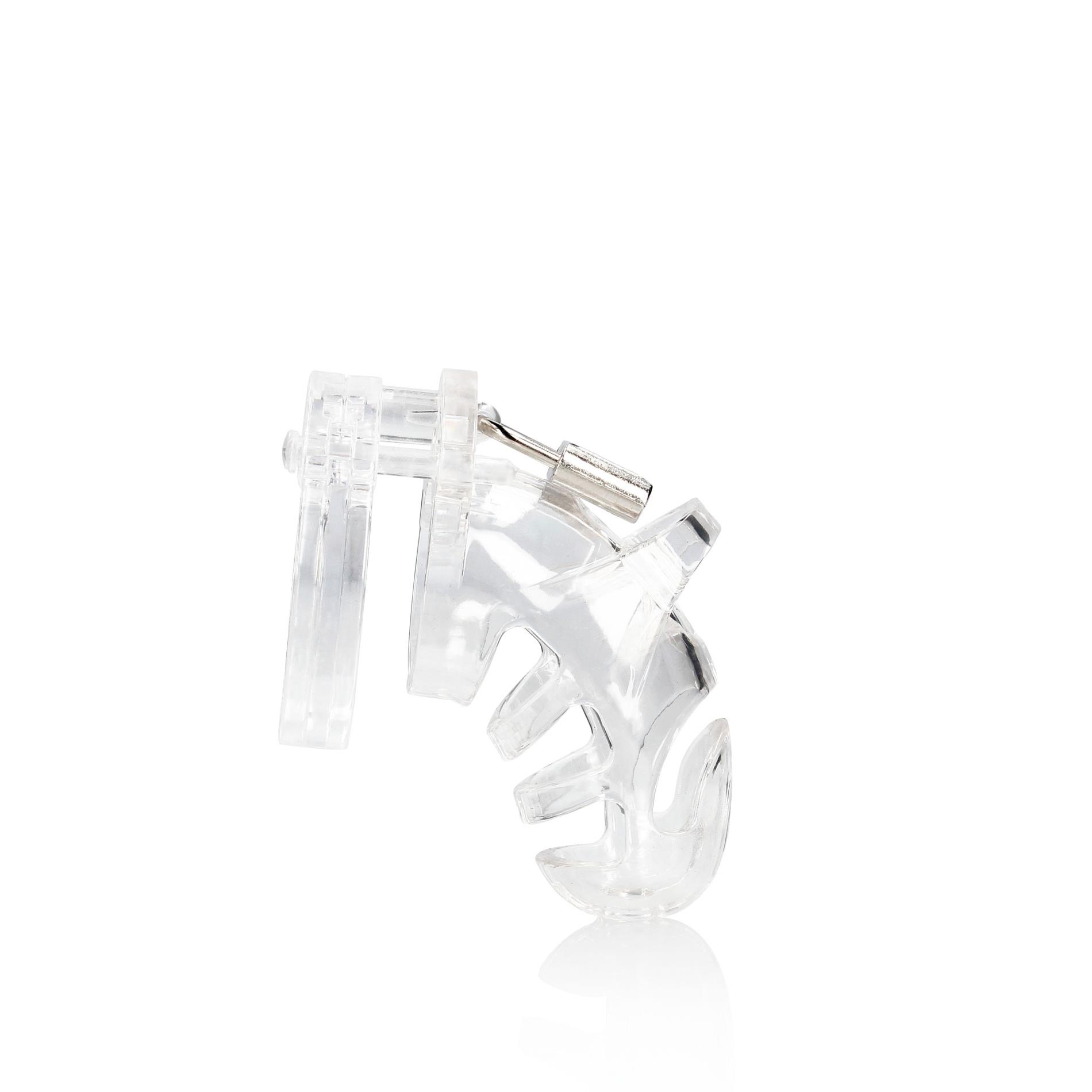 Klatka erekcyjna Model 25 – transparentna, 9 cm — zdjęcie 1