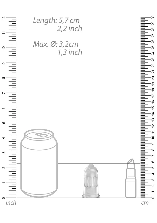 Klatka cnoty Model 29 – TPE, przezroczysta — zdjęcie 7