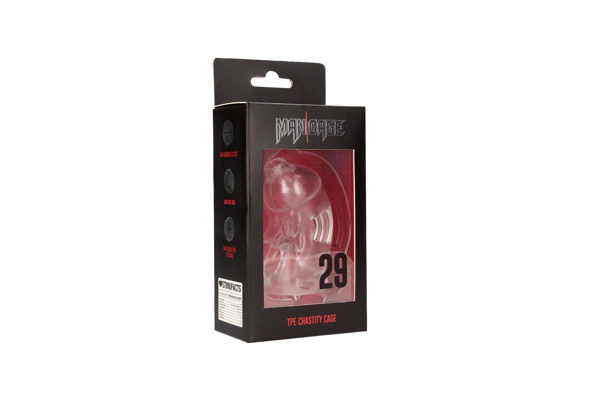 Klatka cnoty Model 29 – TPE, przezroczysta — zdjęcie 8