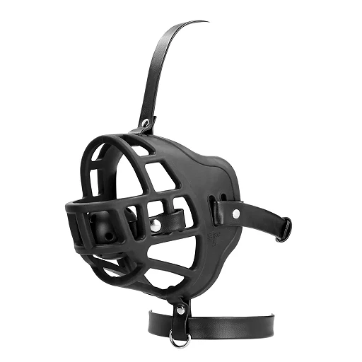 Kaganiec z odpinanym ball gagiem – czarny, 65 cm — zdjęcie 5