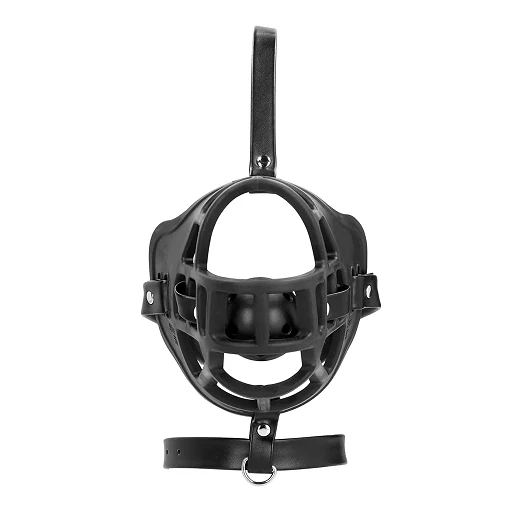 Kaganiec z odpinanym ball gagiem – czarny, 65 cm — zdjęcie 6