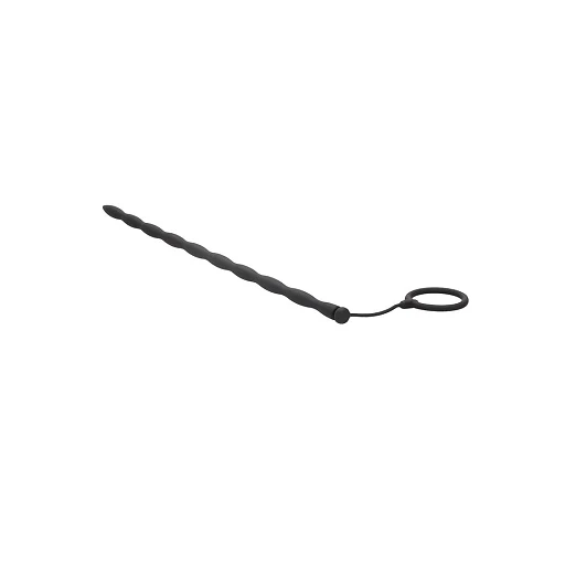 Sonda cewkowa skręcona z pierścieniem – silikon, 30 cm — zdjęcie 5