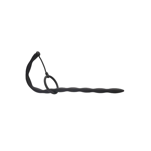 Sonda cewkowa skręcona z pierścieniem – silikon, 30 cm — zdjęcie 6
