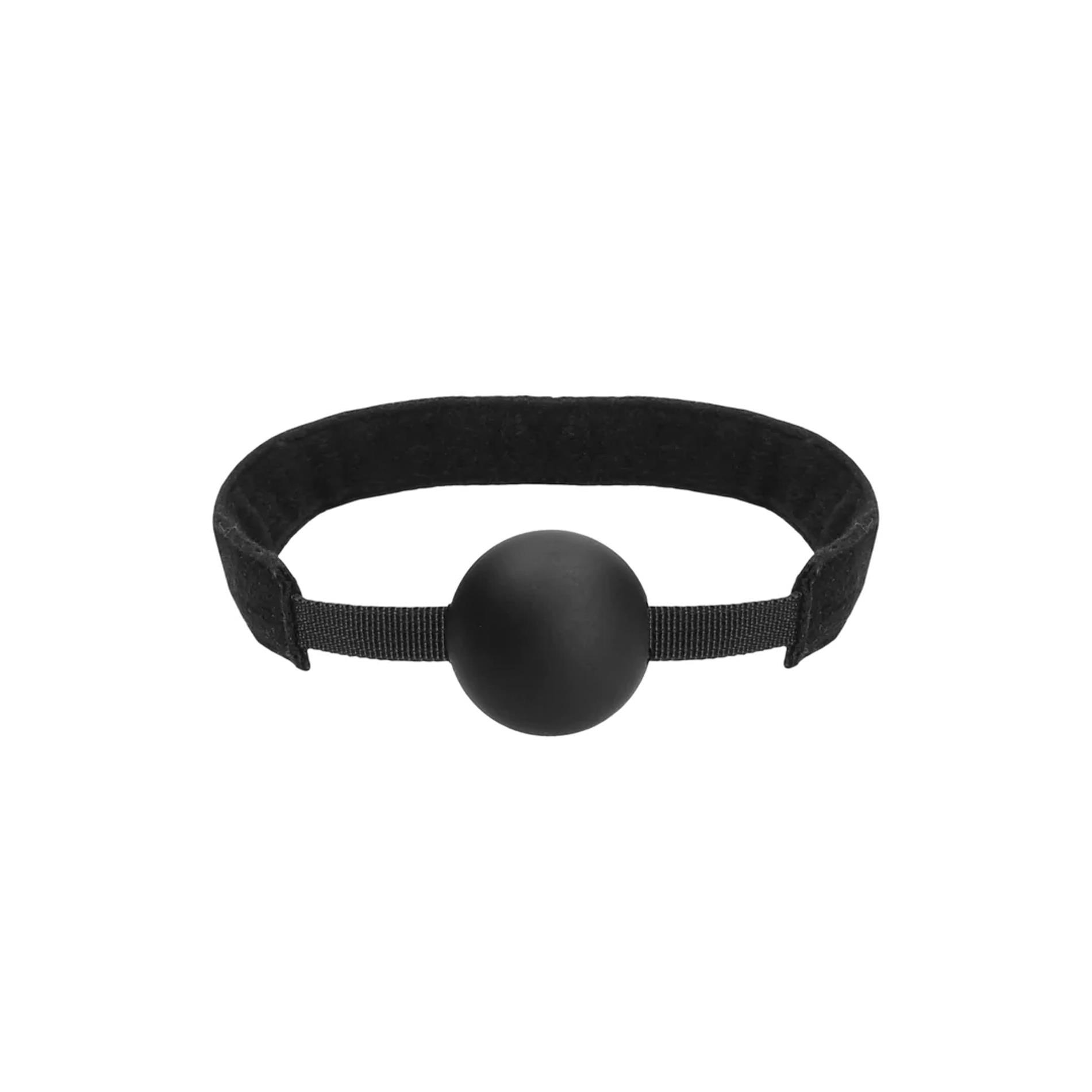Knebel z kulką Silicone Ball Gag – regulowany, silikon — zdjęcie 4