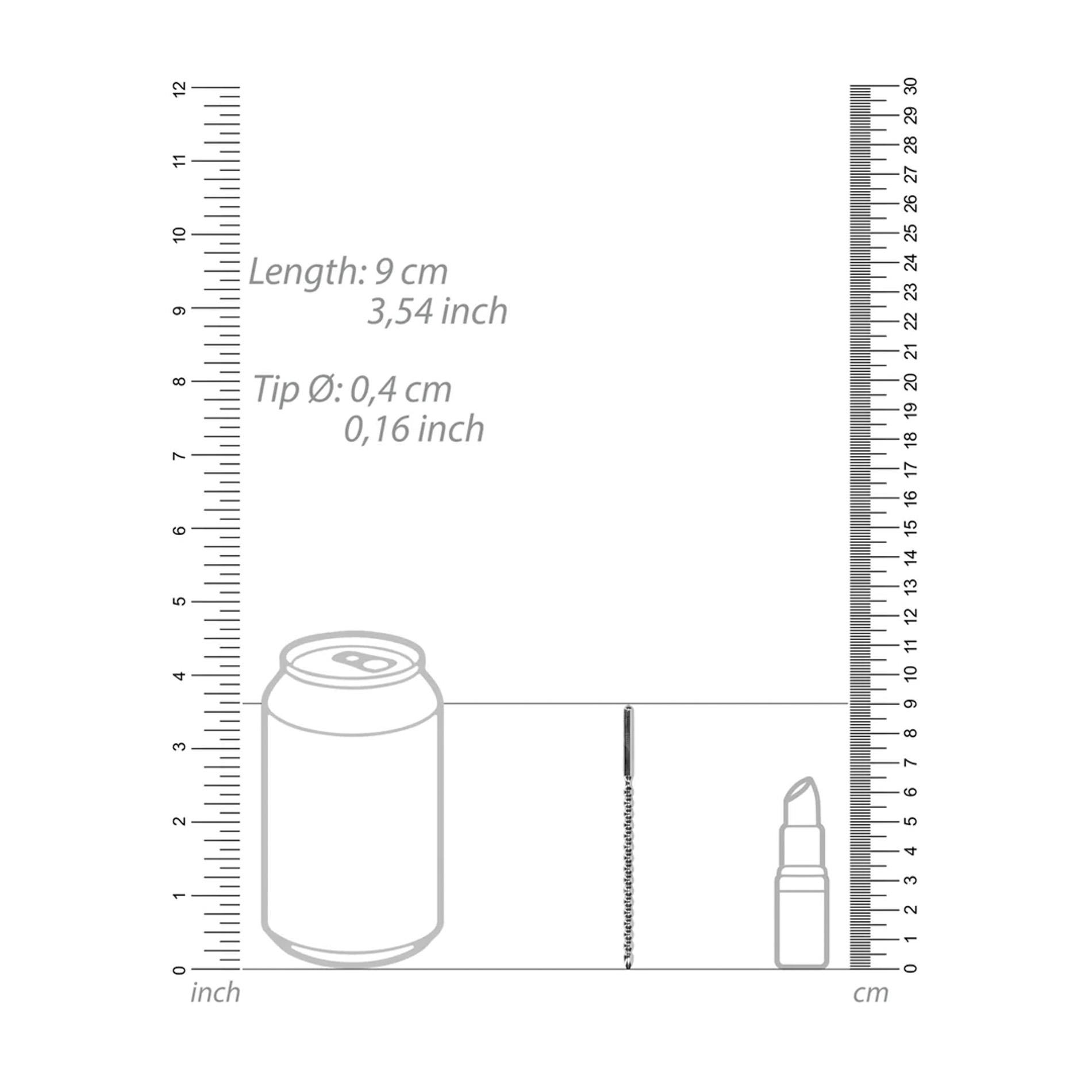 Plug do sondowania Beginners – 4 mm, stalowy — zdjęcie 3