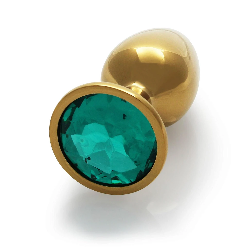 Korek analny Round Gem - stalowy, mały — zdjęcie 3