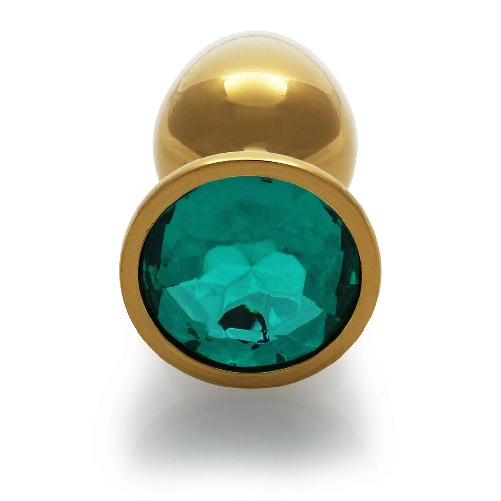 Korek analny Round Gem - stalowy, mały — zdjęcie 5