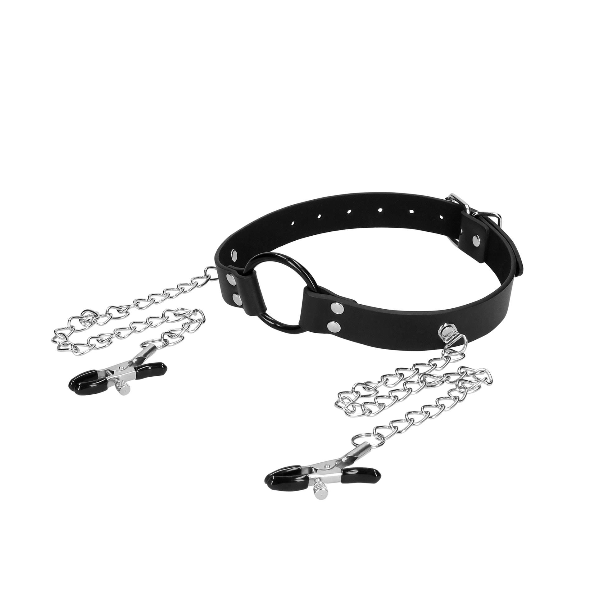 Knebel Ouch! O-Ring – zaciski na sutki, łańcuszki — zdjęcie 1