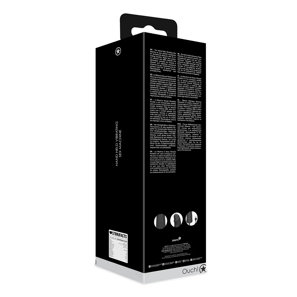 Wibrator ręczny Hand Held – 10 trybów, 28 cm — zdjęcie 14