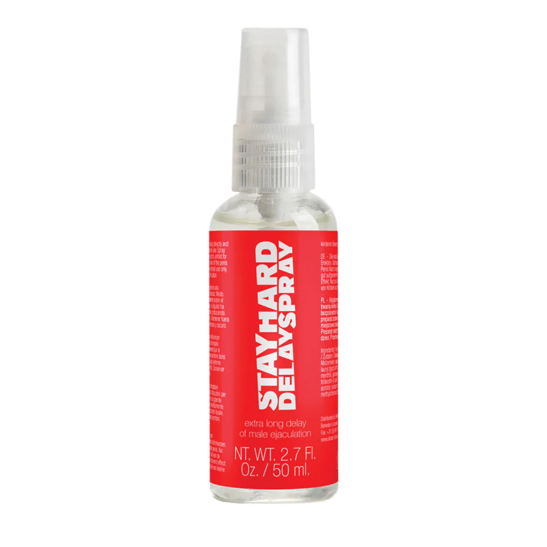Spray opóźniający Stay Hard - 50 ml, atomizer z pompką — zdjęcie 1