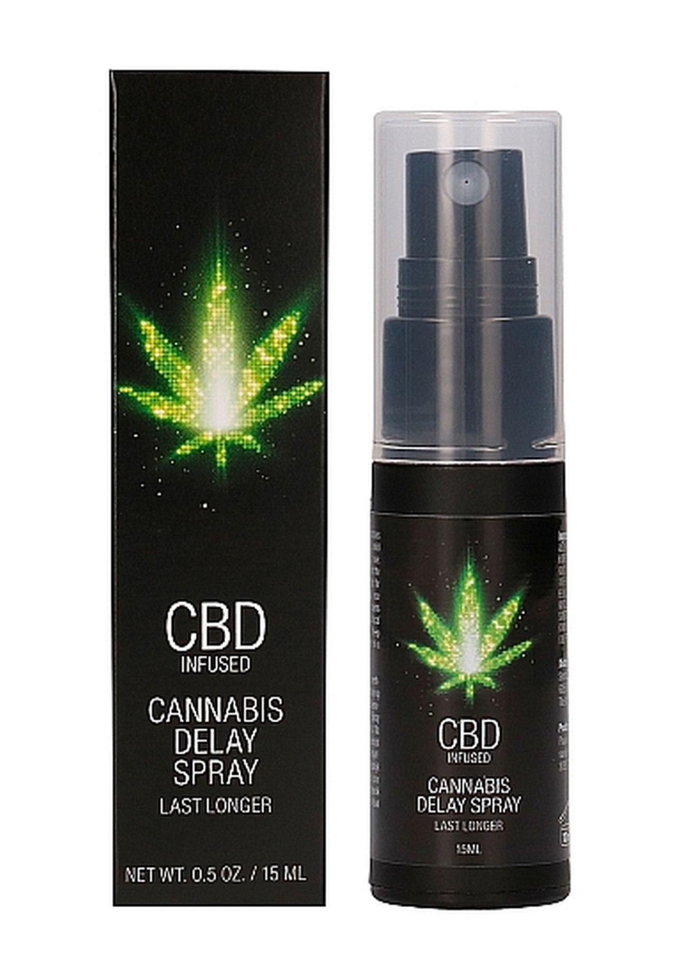 Spray opóźniający CBD Cannabis Delay - znieczulający, 15 ml — zdjęcie 2