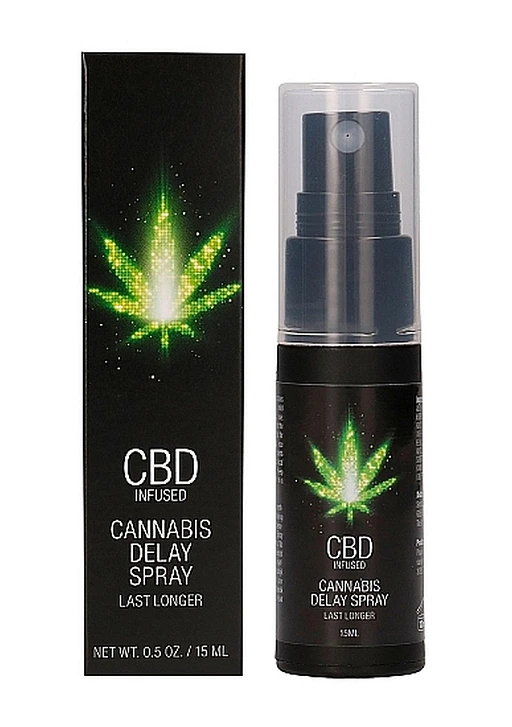 Spray opóźniający CBD Cannabis Delay - znieczulający, 15 ml — zdjęcie 2