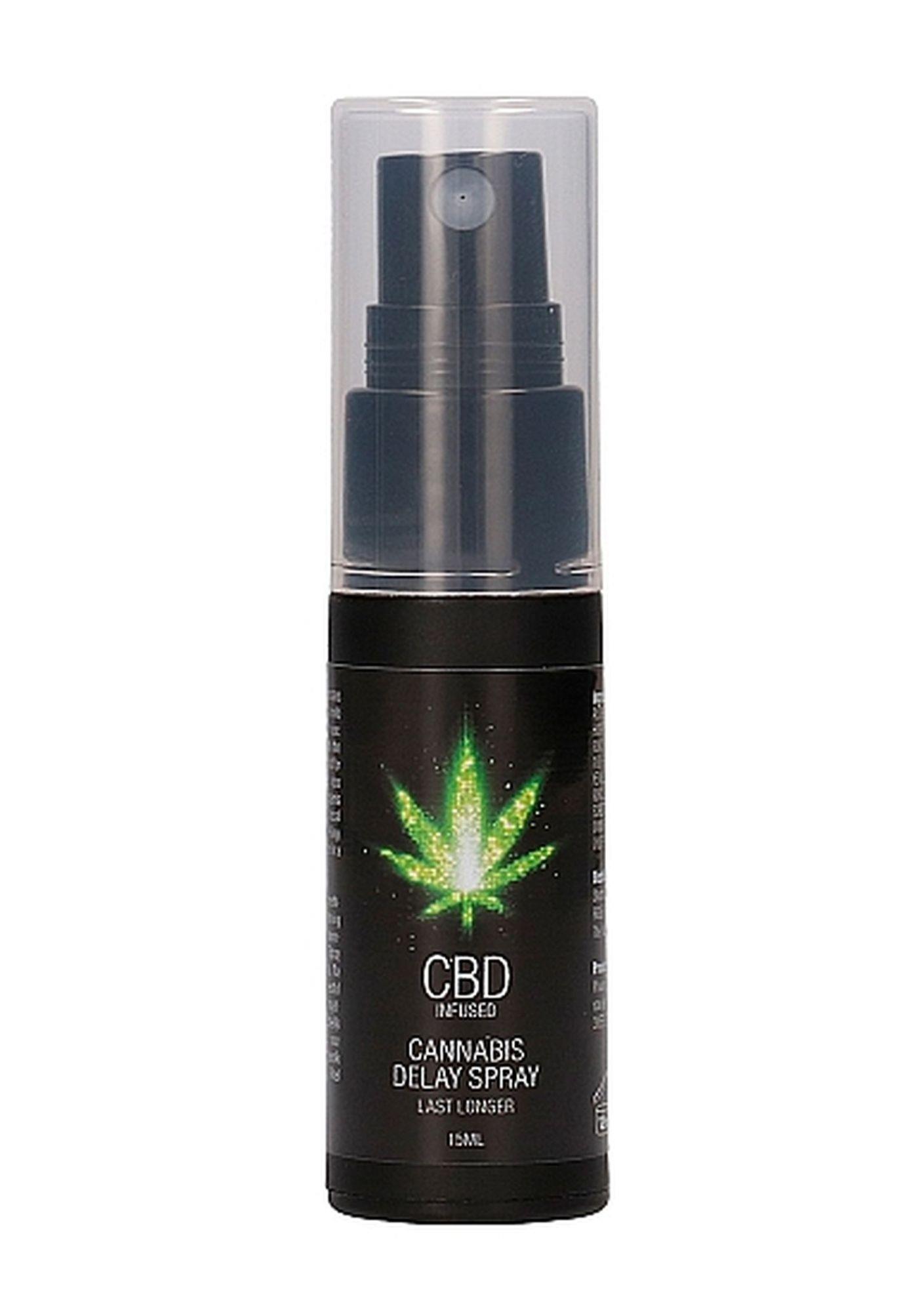Spray opóźniający CBD Cannabis Delay - znieczulający, 15 ml — zdjęcie 1