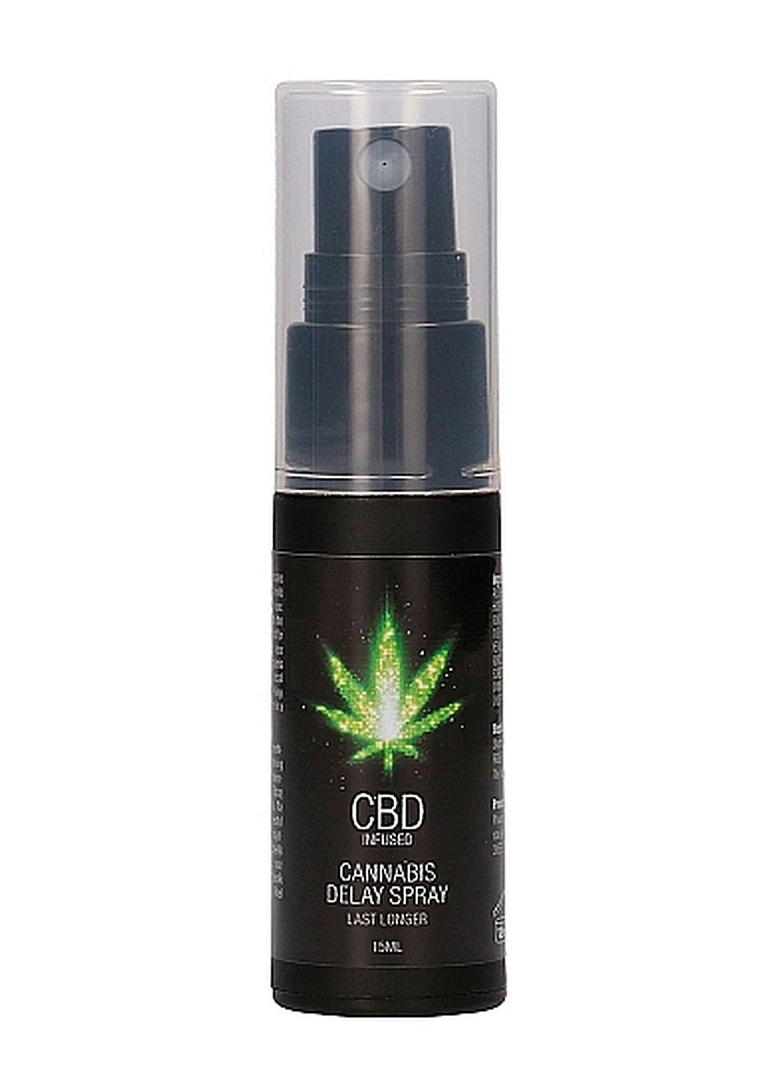 Spray opóźniający CBD Cannabis Delay - znieczulający, 15 ml
