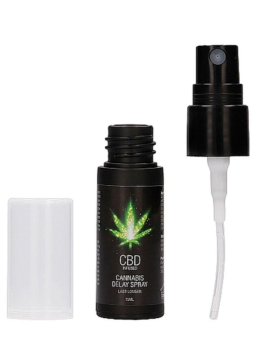 Spray opóźniający CBD Cannabis Delay - znieczulający, 15 ml — zdjęcie 3