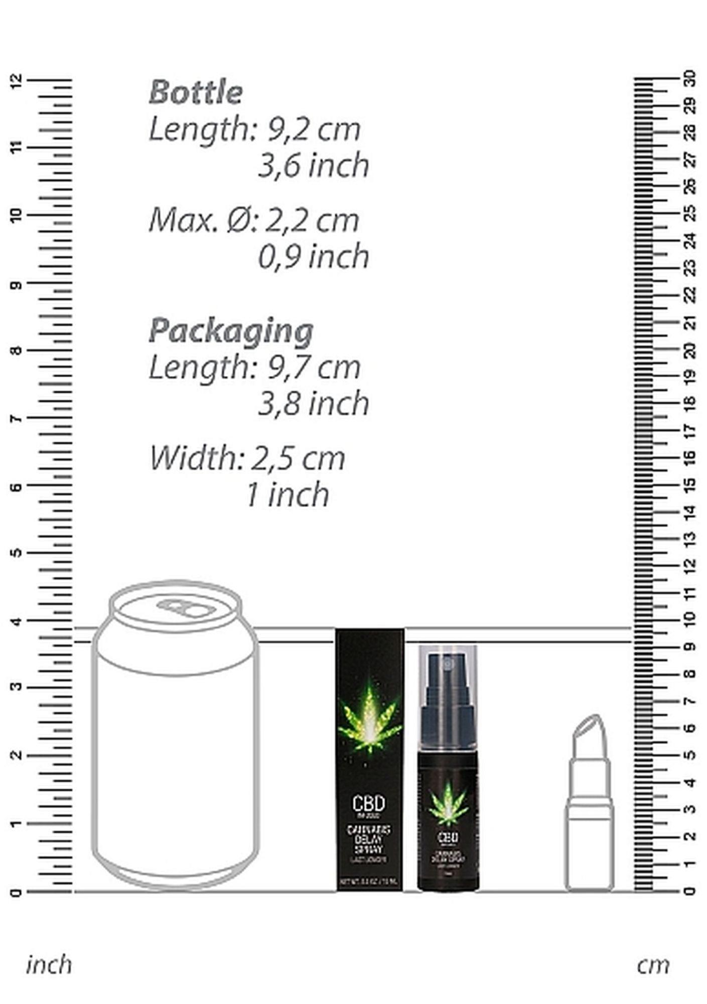 Spray opóźniający CBD Cannabis Delay - znieczulający, 15 ml — zdjęcie 6