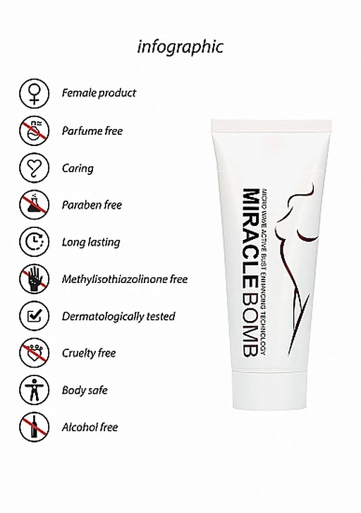 Żel do biustu Miracle Bomb - 100 ml, ekstrakt z morszczynu — zdjęcie 6