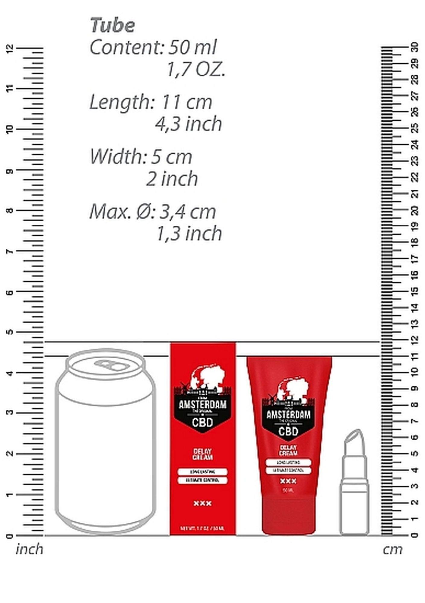 Krem opóźniający CBD from Amsterdam, 50 ml — zdjęcie 4