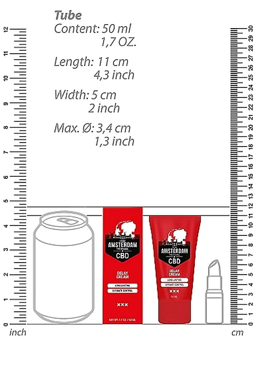 Krem opóźniający CBD from Amsterdam, 50 ml — zdjęcie 4