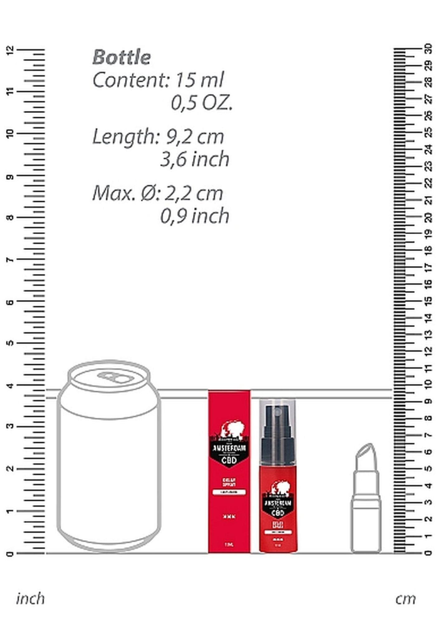 Spray opóźniający Original CBD from Amsterdam – mentol, 15 ml — zdjęcie 4
