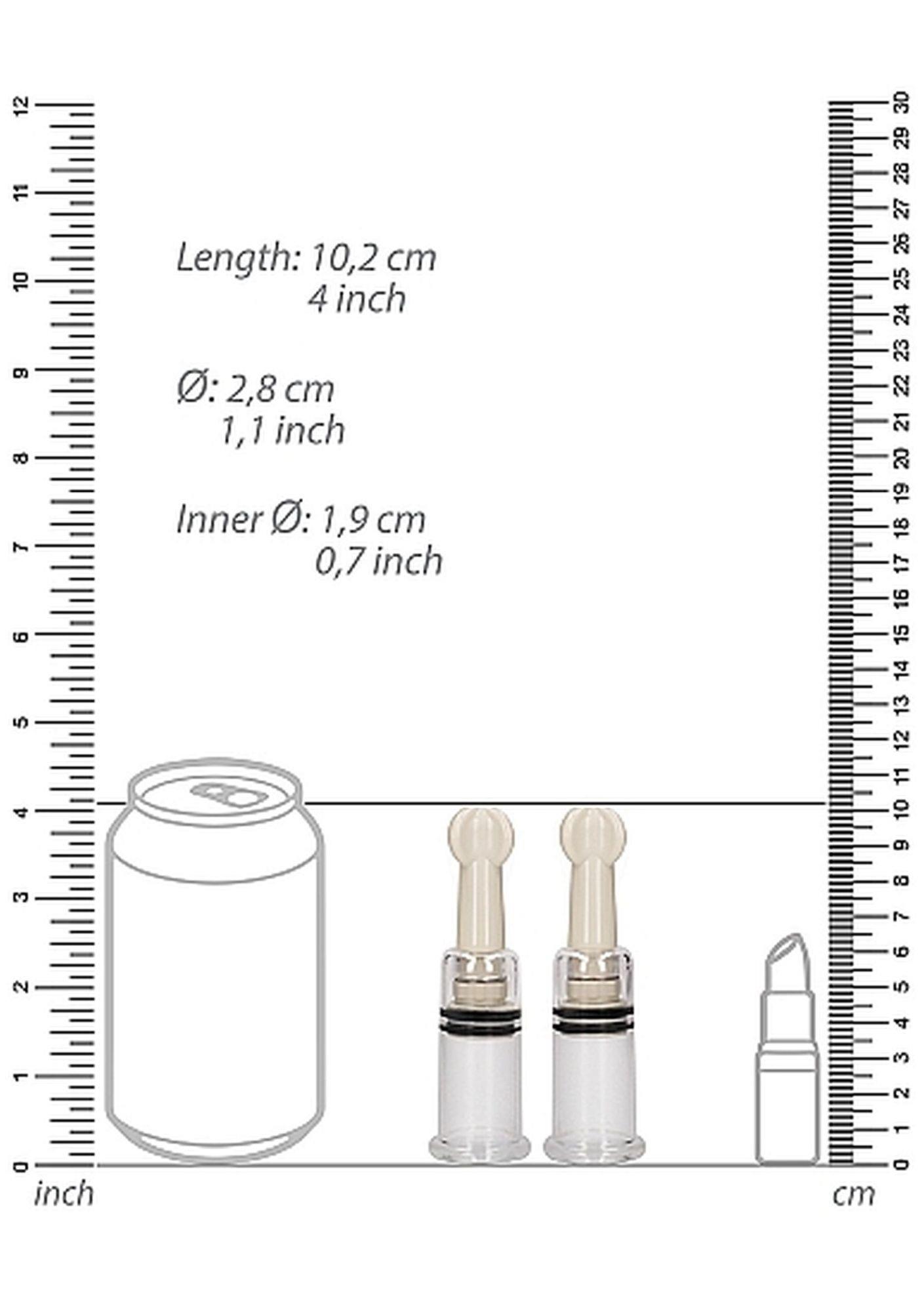 Pompki na sutki Small – akrylowe, przezroczyste, 10,2 cm — zdjęcie 4