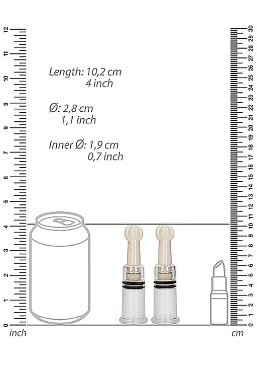 Pompki na sutki Small – akrylowe, przezroczyste, 10,2 cm — zdjęcie 4