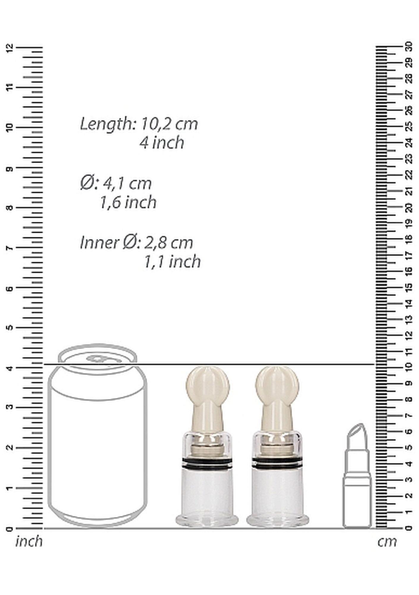 Pompki na sutki Medium – akrylowe, przezroczyste, 10,2 cm — zdjęcie 4
