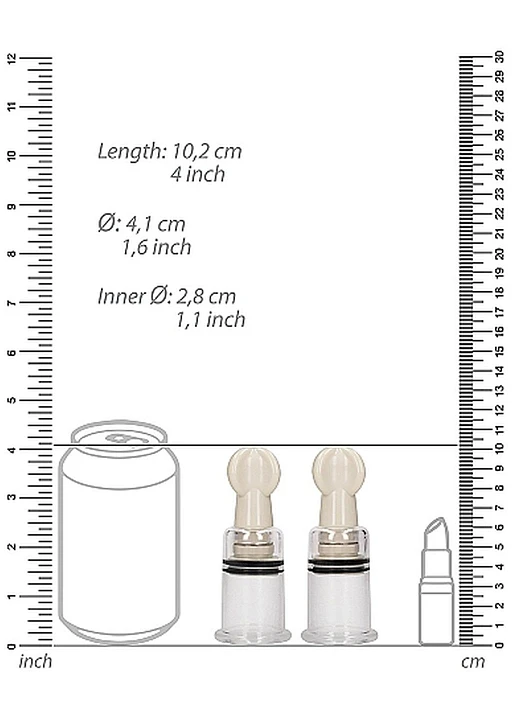 Pompki na sutki Medium – akrylowe, przezroczyste, 10,2 cm — zdjęcie 4