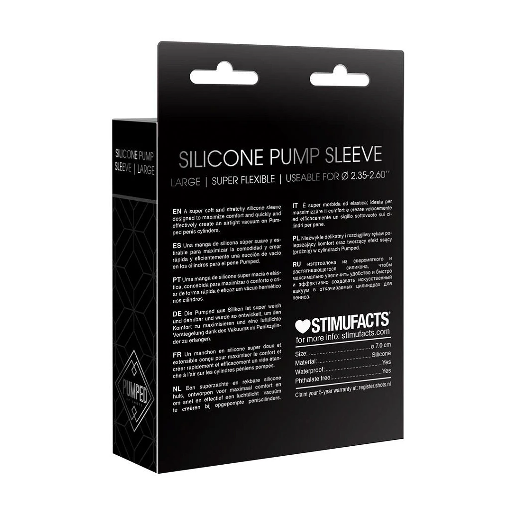 Pompka próżniowa Silicone Pump Sleeve - silikon — zdjęcie 3