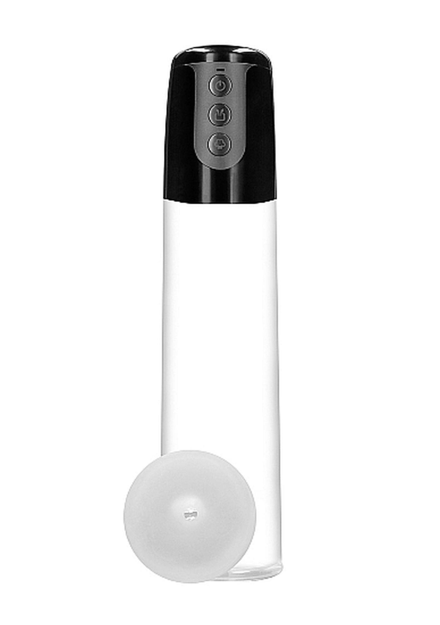 Pompka z funkcją ssania Automatic Cyber Pump - transparentna — zdjęcie 1