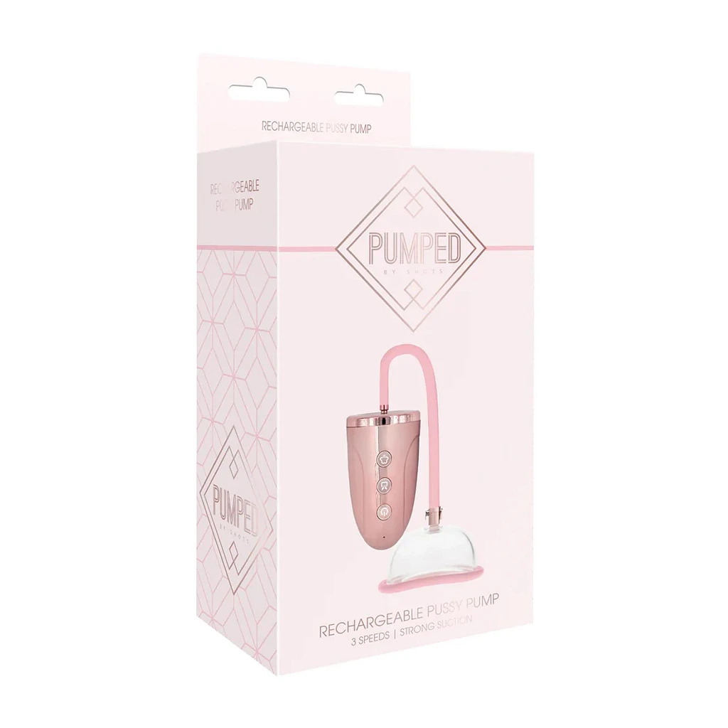 Pompka próżniowa Rechargeable - różowa obudowa — zdjęcie 2