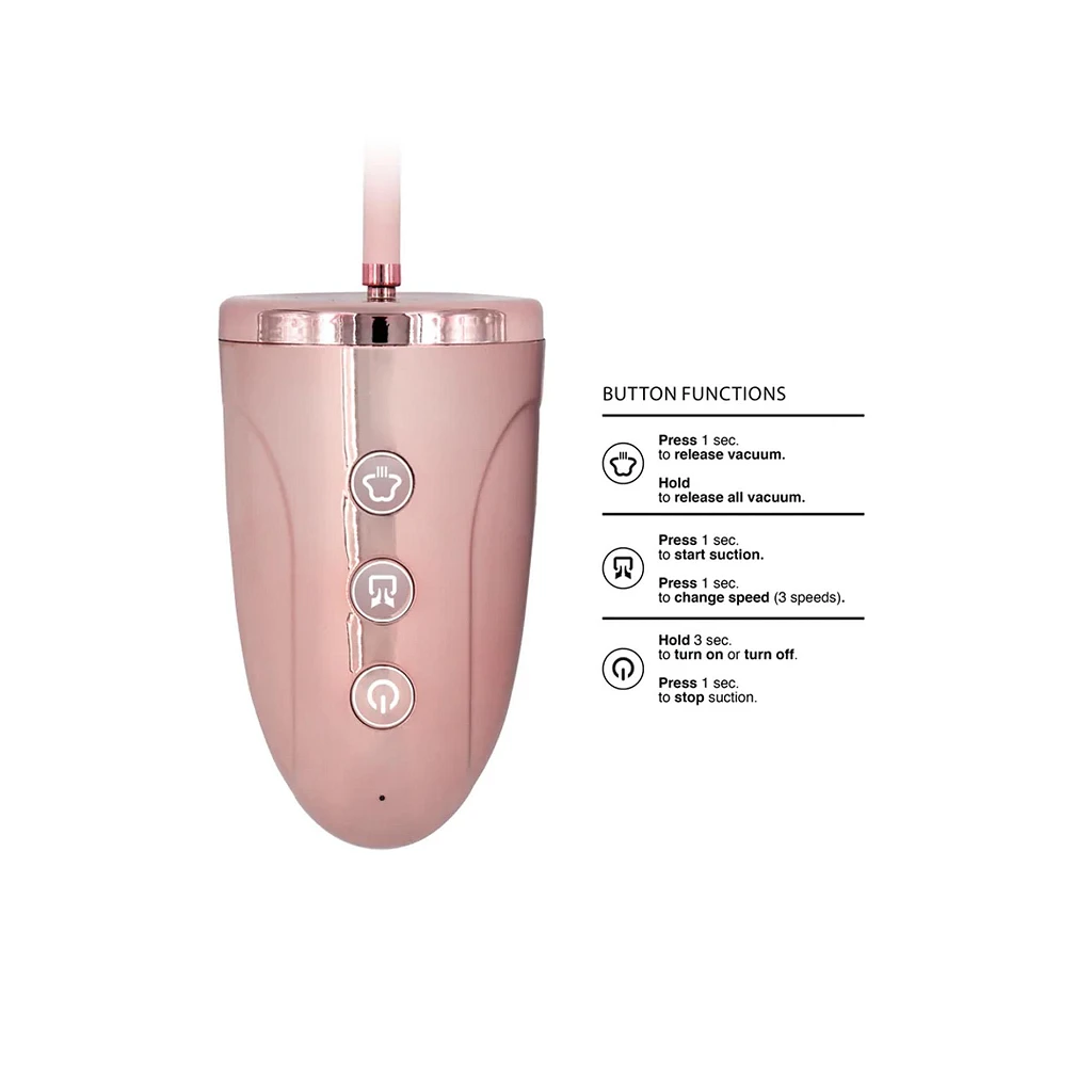 Pompka próżniowa Rechargeable - różowa obudowa — zdjęcie 5