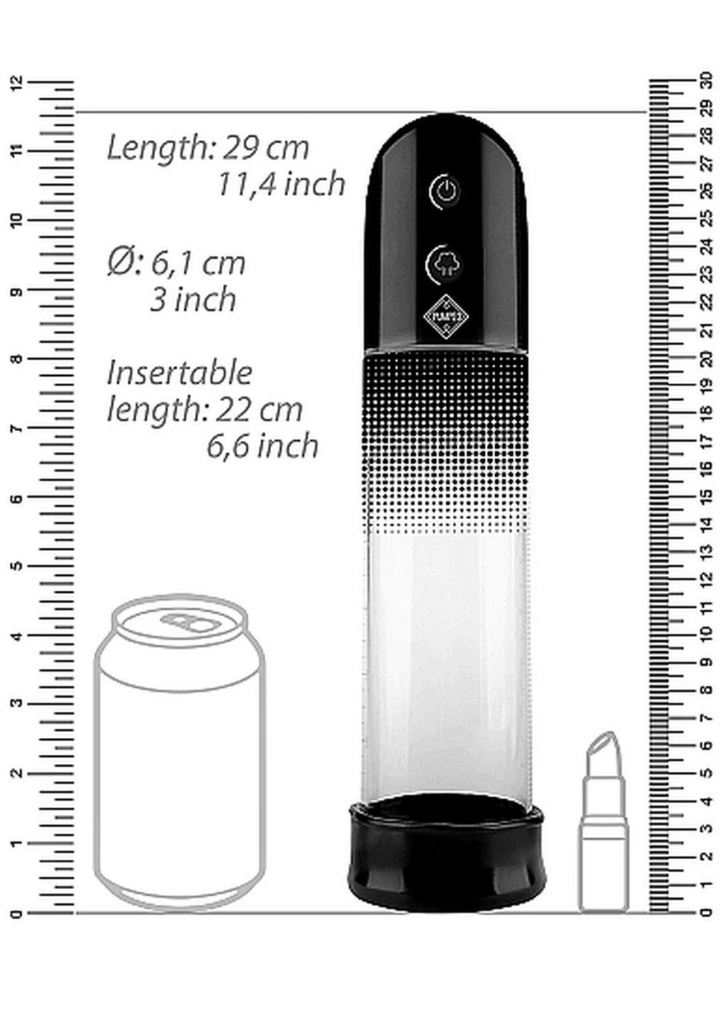 Pompka z funkcją ssania Automatic Luv Pump - silikon — zdjęcie 4