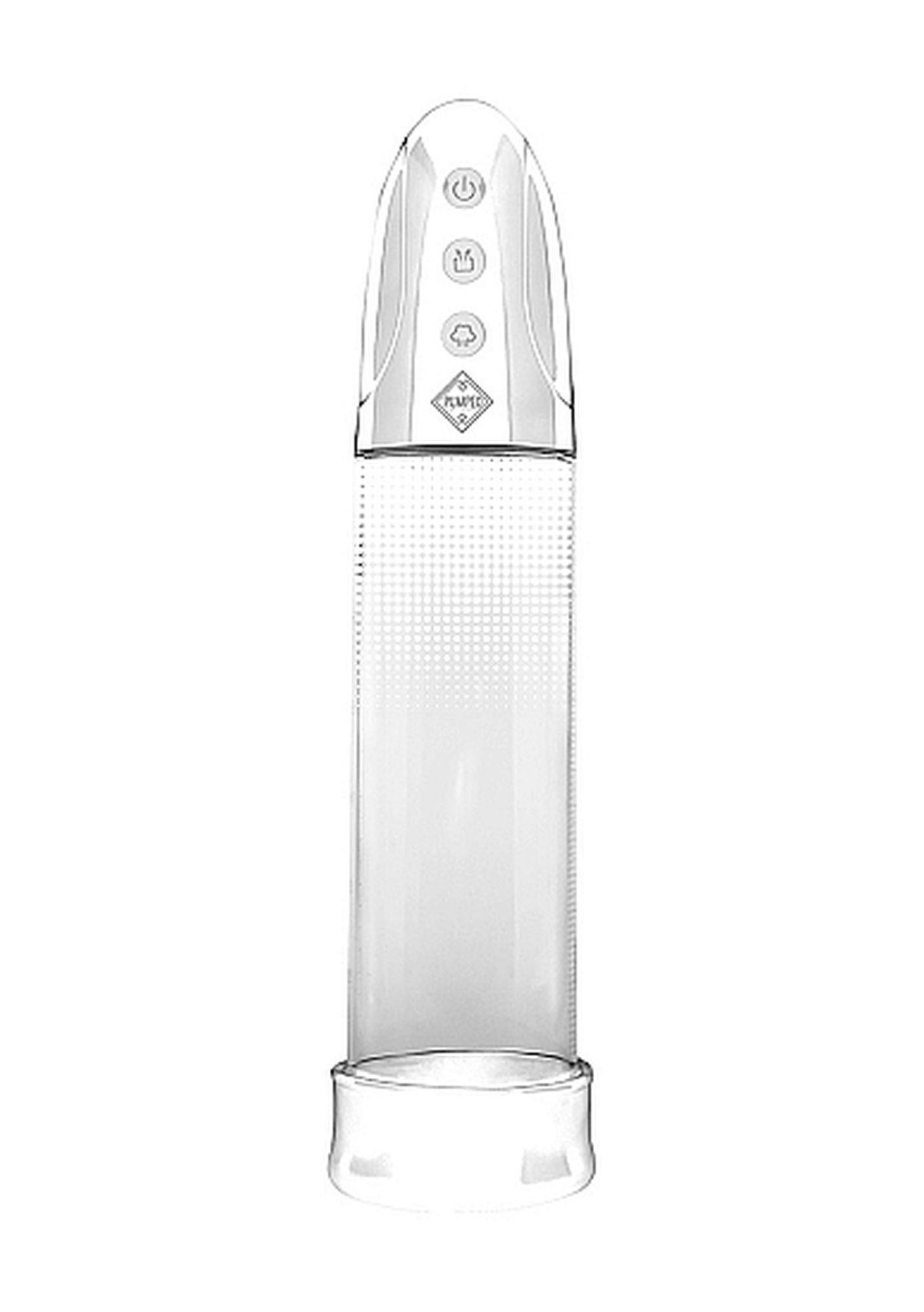 Pompka z funkcją ssania Boss Series - Transparent - USB — zdjęcie 1