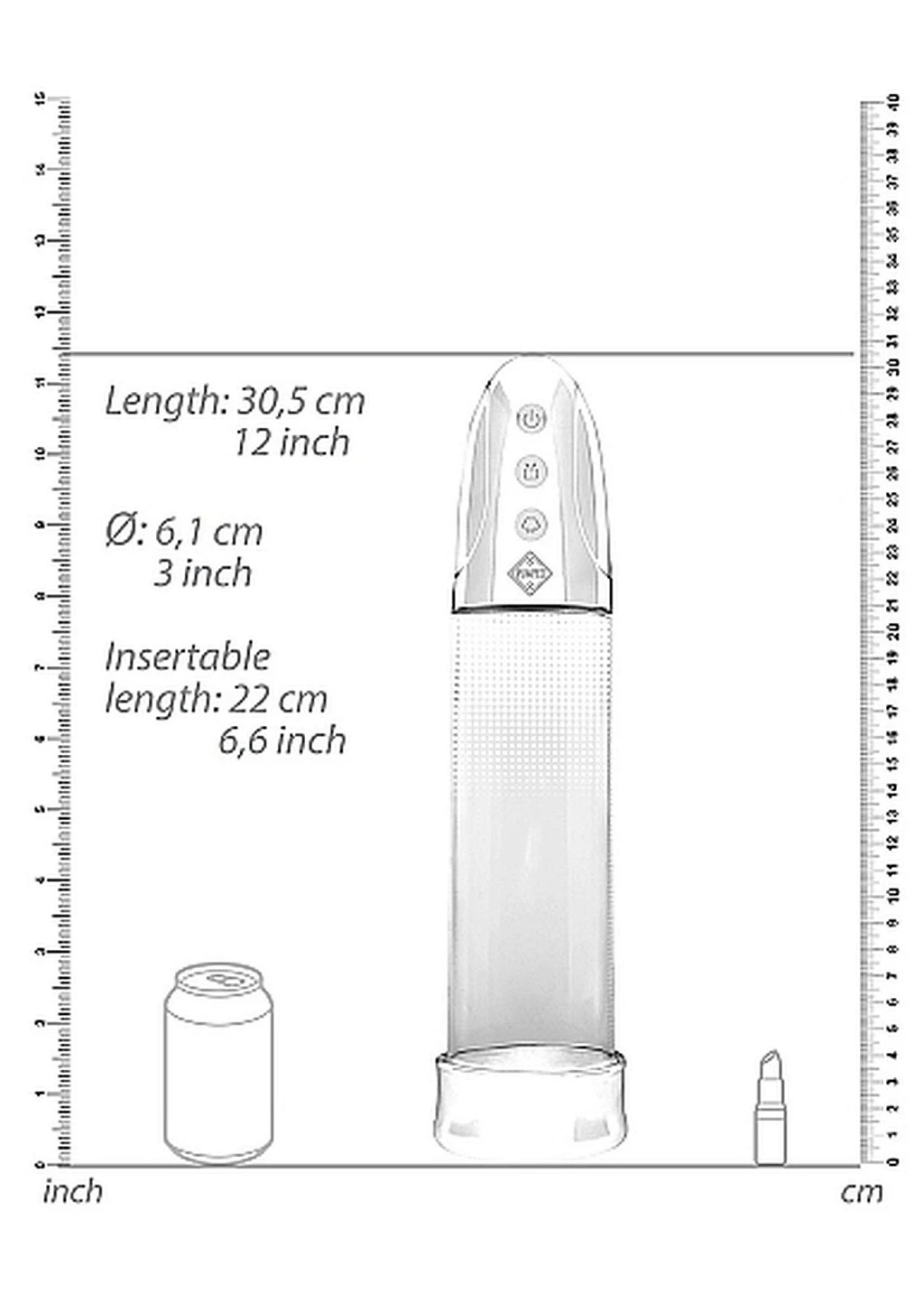 Pompka z funkcją ssania Boss Series - Transparent - USB — zdjęcie 4