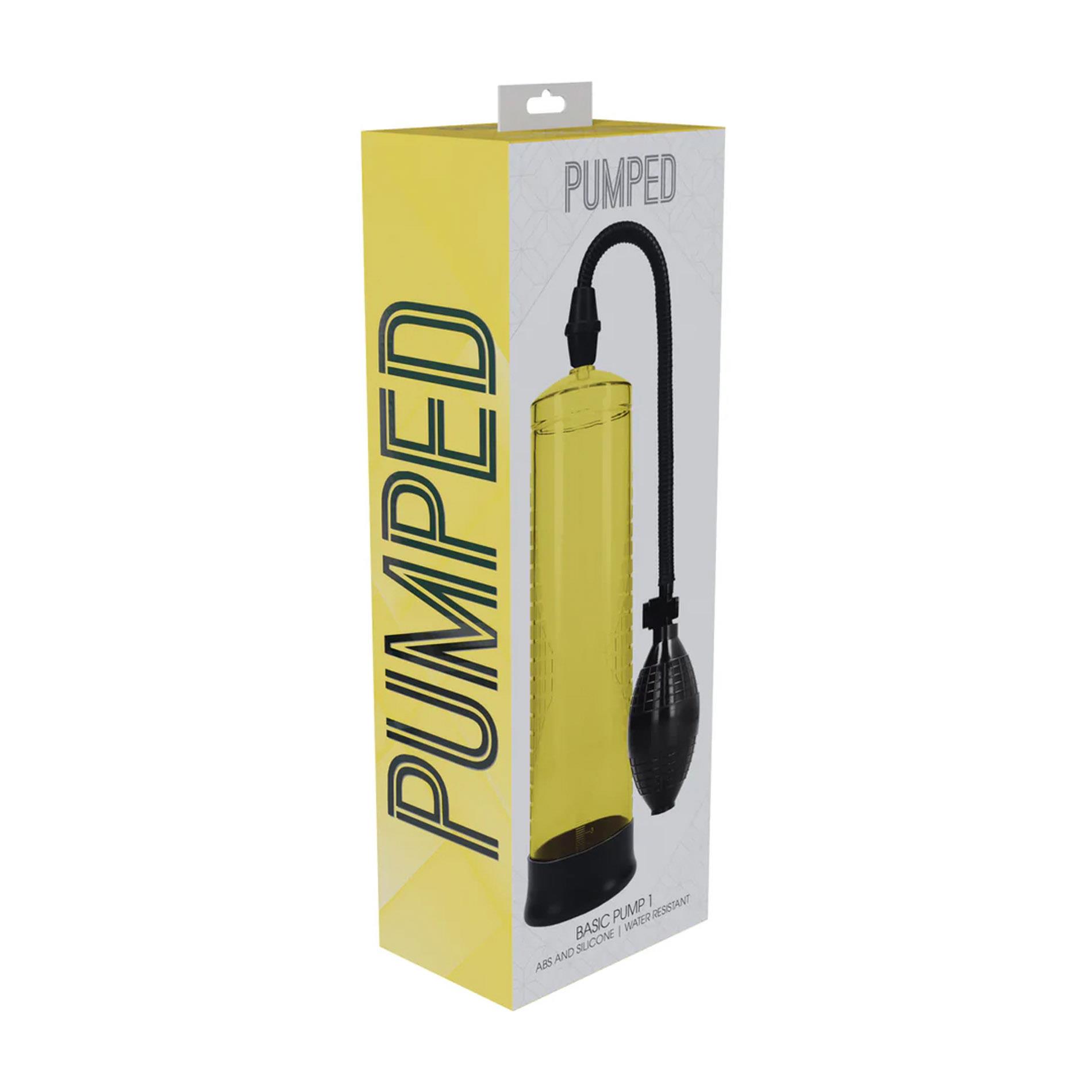 Pompka próżniowa Basic Pump 1 - przezroczysta żółta — zdjęcie 2