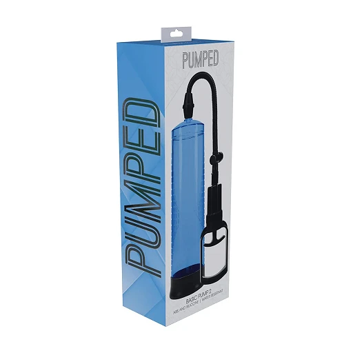 Pompka próżniowa Basic Pump 2 - Blue - z ręczną pompką — zdjęcie 2