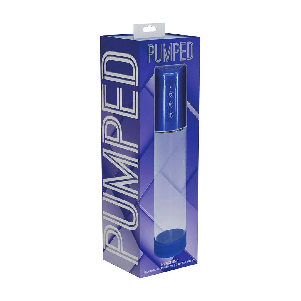 Pompka próżniowa HyperPump - metaliczny niebieski — zdjęcie 2