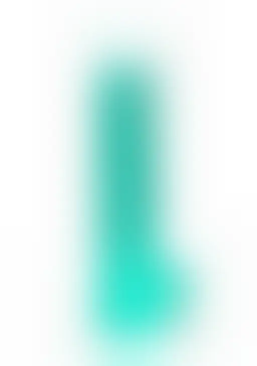 Dildo RealRock Realistic z jądrami – żelowe, z przyssawką, turkusowy, 8″