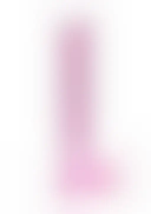 Dildo RealRock 23 cm z jądrami i przyssawką – różowe, TPE